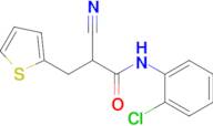 N-(2-chlorophenyl)-2-cyano-3-(thiophen-2-yl)propanamide