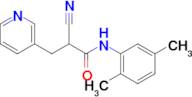 2-Cyano-N-(2,5-dimethylphenyl)-3-(pyridin-3-yl)propanamide