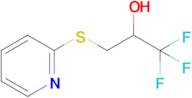 1,1,1-Trifluoro-3-(pyridin-2-ylthio)propan-2-ol