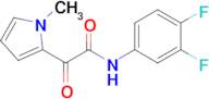 N-(3,4-difluorophenyl)-2-(1-methyl-1H-pyrrol-2-yl)-2-oxoacetamide