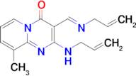 (E)-2-(allylamino)-3-((allylimino)methyl)-9-methyl-4H-pyrido[1,2-a]pyrimidin-4-one