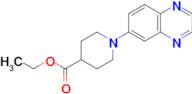 Ethyl 1-(quinoxalin-6-yl)piperidine-4-carboxylate