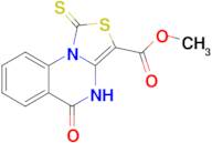 Methyl 5-oxo-1-thioxo-4,5-dihydro-1H-thiazolo[3,4-a]quinazoline-3-carboxylate