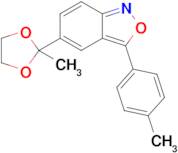 5-(2-Methyl-1,3-dioxolan-2-yl)-3-(p-tolyl)benzo[c]isoxazole