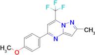 5-(4-Methoxyphenyl)-2-methyl-7-(trifluoromethyl)pyrazolo[1,5-a]pyrimidine