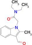 N,N-diethyl-2-(3-formyl-2-methyl-1H-indol-1-yl)acetamide