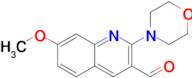 7-Methoxy-2-morpholinoquinoline-3-carbaldehyde