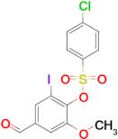 4-Formyl-2-iodo-6-methoxyphenyl 4-chlorobenzenesulfonate