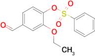 2-Ethoxy-4-formylphenyl benzenesulfonate