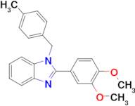 2-(3,4-Dimethoxyphenyl)-1-(4-methylbenzyl)-1H-benzo[d]imidazole