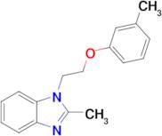 2-Methyl-1-(2-(m-tolyloxy)ethyl)-1H-benzo[d]imidazole