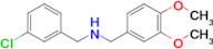 N-(3-chlorobenzyl)-1-(3,4-dimethoxyphenyl)methanamine