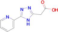 2-[5-(pyridin-2-yl)-4H-1,2,4-triazol-3-yl]acetic acid