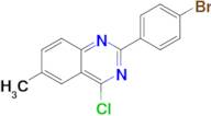 2-(4-Bromophenyl)-4-chloro-6-methylquinazoline