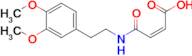 (Z)-4-((3,4-dimethoxyphenethyl)amino)-4-oxobut-2-enoic acid