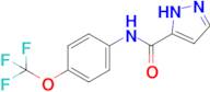 N-[4-(trifluoromethoxy)phenyl]-1H-pyrazole-5-carboxamide