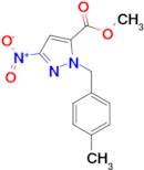 Methyl 1-(4-methylbenzyl)-3-nitro-1H-pyrazole-5-carboxylate