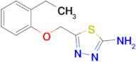 5-((2-Ethylphenoxy)methyl)-1,3,4-thiadiazol-2-amine