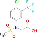 N-(4-chloro-3-(trifluoromethyl)phenyl)-N-(methylsulfonyl)glycine