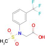 N-(methylsulfonyl)-N-(3-(trifluoromethyl)phenyl)glycine