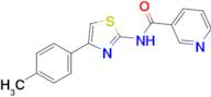 N-(4-(p-tolyl)thiazol-2-yl)nicotinamide
