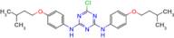 6-Chloro-N2,N4-bis(4-(isopentyloxy)phenyl)-1,3,5-triazine-2,4-diamine