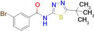 3-Bromo-N-(5-(tert-butyl)-1,3,4-thiadiazol-2-yl)benzamide