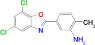 5-(5,7-Dichlorobenzo[d]oxazol-2-yl)-2-methylaniline