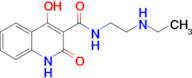 N-[2-(ethylamino)ethyl]-4-hydroxy-2-oxo-1,2-dihydroquinoline-3-carboxamide