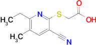 2-((3-Cyano-6-ethyl-5-methylpyridin-2-yl)thio)acetic acid