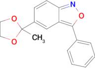 5-(2-Methyl-1,3-dioxolan-2-yl)-3-phenylbenzo[c]isoxazole