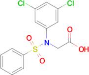 N-(3,5-dichlorophenyl)-N-(phenylsulfonyl)glycine