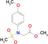 Methyl N-(4-methoxyphenyl)-N-(methylsulfonyl)glycinate