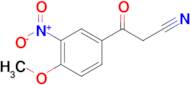 3-(4-Methoxy-3-nitrophenyl)-3-oxopropanenitrile