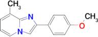 2-(4-Methoxyphenyl)-8-methylimidazo[1,2-a]pyridine