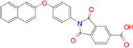 2-(4-(Naphthalen-2-yloxy)phenyl)-1,3-dioxoisoindoline-5-carboxylic acid