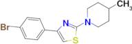 4-(4-Bromophenyl)-2-(4-methylpiperidin-1-yl)thiazole