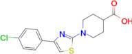 1-(4-(4-Chlorophenyl)thiazol-2-yl)piperidine-4-carboxylic acid