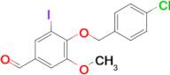 4-((4-Chlorobenzyl)oxy)-3-iodo-5-methoxybenzaldehyde