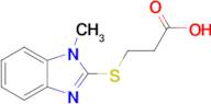 3-((1-Methyl-1H-benzo[d]imidazol-2-yl)thio)propanoic acid