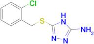 5-{[(2-chlorophenyl)methyl]sulfanyl}-4H-1,2,4-triazol-3-amine