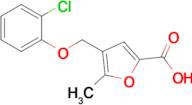 4-((2-Chlorophenoxy)methyl)-5-methylfuran-2-carboxylic acid