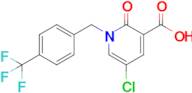 5-Chloro-2-oxo-1-(4-(trifluoromethyl)benzyl)-1,2-dihydropyridine-3-carboxylic acid