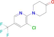 1-(3-Chloro-5-(trifluoromethyl)pyridin-2-yl)piperidin-4-one