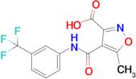 5-Methyl-4-((3-(trifluoromethyl)phenyl)carbamoyl)isoxazole-3-carboxylic acid