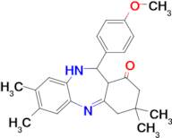 10-(4-methoxyphenyl)-5,6,14,14-tetramethyl-2,9-diazatricyclo[9.4.0.0³,⁸]pentadeca-1,3,5,7-tetrae...