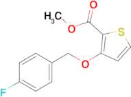 Methyl 3-((4-fluorobenzyl)oxy)thiophene-2-carboxylate