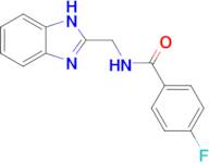 N-((1H-benzo[d]imidazol-2-yl)methyl)-4-fluorobenzamide