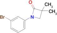 1-(3-Bromophenyl)-3,3-dimethylazetidin-2-one