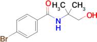 4-Bromo-N-(1-hydroxy-2-methylpropan-2-yl)benzamide